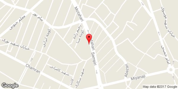 موقعیت فروشگاه لوازم خانگی علی لازمی روی نقشه