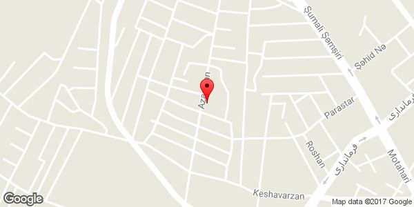 موقعیت خیاطی یاسمین روی نقشه