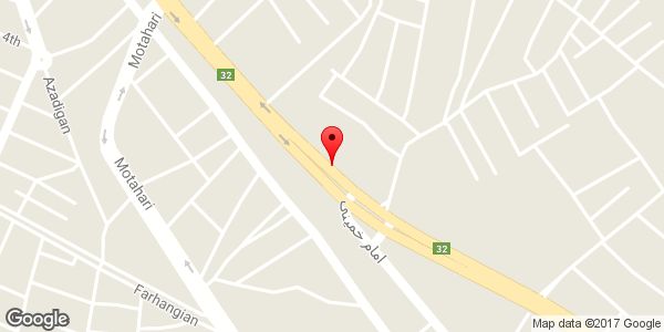 موقعیت باطری سازی رضا روی نقشه