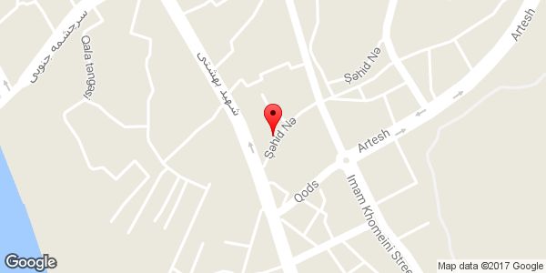 موقعیت سوپر مارکت روی نقشه