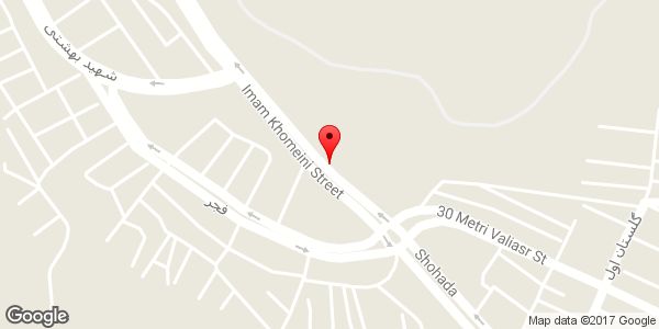 موقعیت اصل یدک نادر روی نقشه