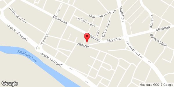 موقعیت خیاطی یوسف نباتی روی نقشه