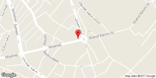 موقعیت لوازم خیاطی صدف روی نقشه