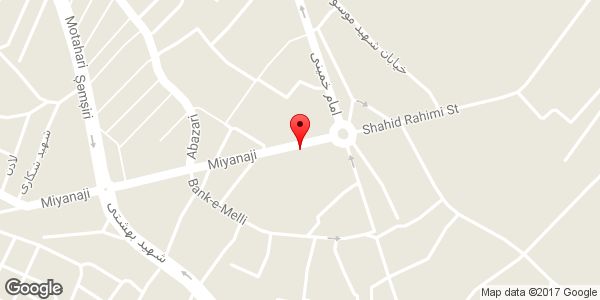 موقعیت آژانس و پارکینگ غزال روی نقشه