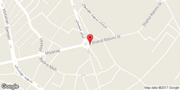 موقعیت حبوبات فروشی روی نقشه