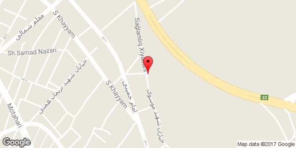 موقعیت شبکه بهداشت و درمان میانه روی نقشه