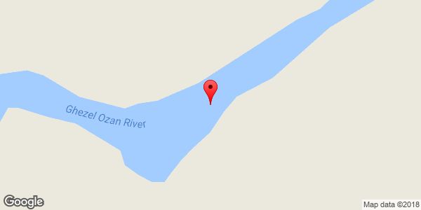 موقعیت سد شهریار روی نقشه