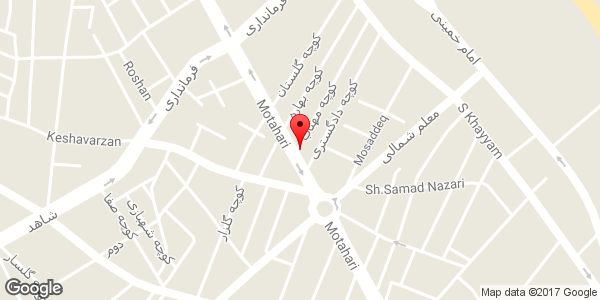 موقعیت رستوران آرمان روی نقشه