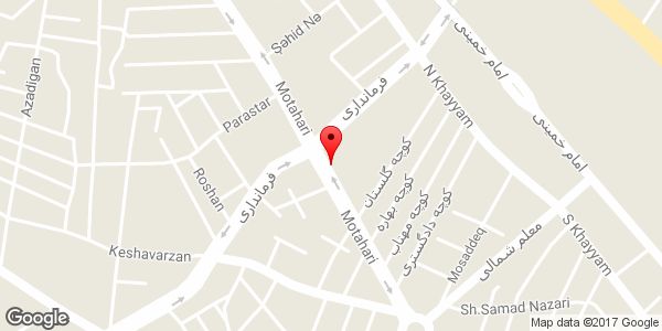 موقعیت پالاز موکت - نمایندگی شکارچی روی نقشه