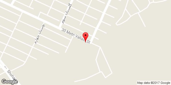 موقعیت فروشگاه لباس روی نقشه