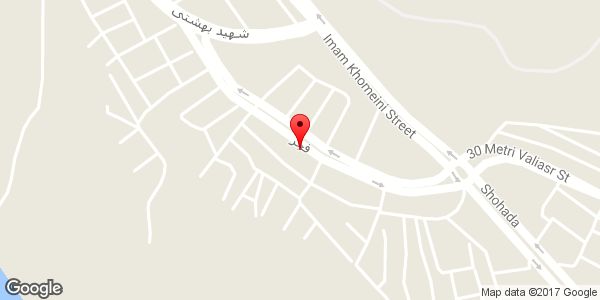 موقعیت پخش عمده مواد غذایی عزیزی روی نقشه