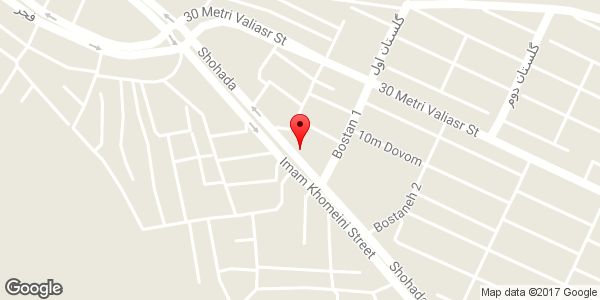 موقعیت لوازم یدکی ماشین روی نقشه