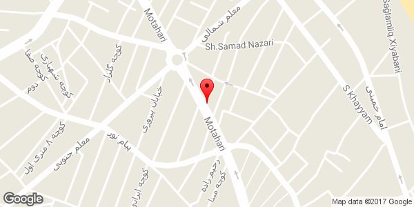 موقعیت فروشگاه لوازم خانگی روزنتال روی نقشه