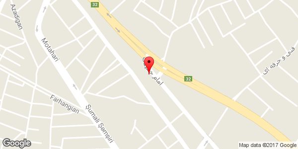 موقعیت پنچرگیری رحمان روی نقشه