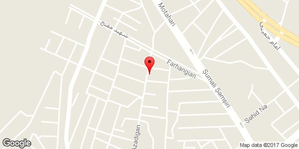 موقعیت تعمیرات مبل کیان روی نقشه