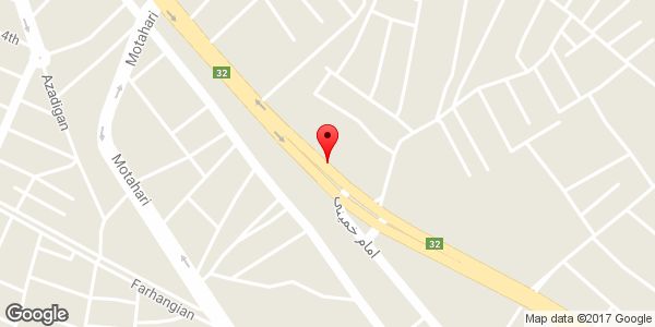 موقعیت سوپر مارکت امانی روی نقشه