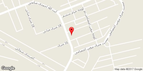 موقعیت شیشه بری مهدی روی نقشه