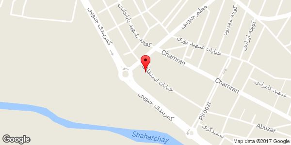 موقعیت خواربار لبنیاتی باقری روی نقشه