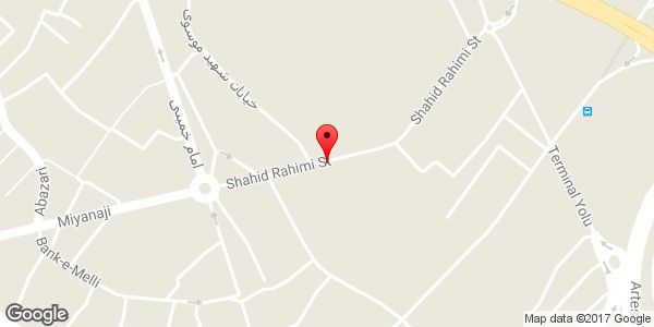 موقعیت آبسردکن روی نقشه