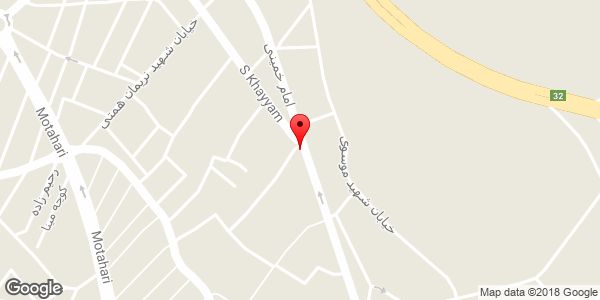 موقعیت خواربار و لبنیات کوهستانی روی نقشه