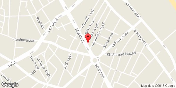 موقعیت کتاب فروشی شاهمحمدی روی نقشه