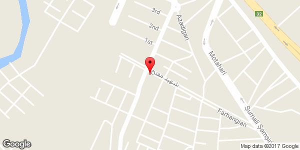 موقعیت بیمه ایران نمایندگی کاوسی روی نقشه