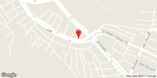 موقعیت آهن فروشی روی نقشه