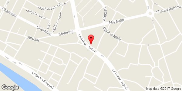 موقعیت سوپر مارکت روی نقشه