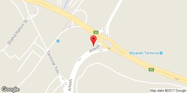 موقعیت تراشکاری امید روی نقشه