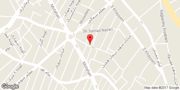 موقعیت آموزشگاه آرایش و پیرایش تک روی نقشه