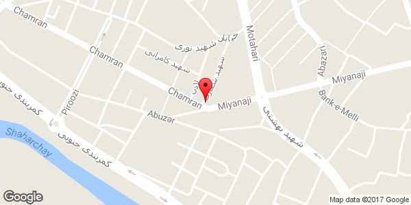 موقعیت غذای خانگی پنجه طلا روی نقشه