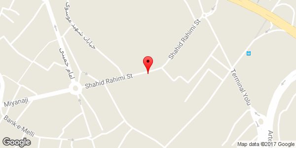 موقعیت شیر آلات لاوین روی نقشه