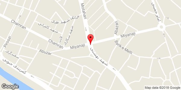 موقعیت میدان نماز روی نقشه