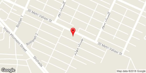 موقعیت مکان درمان... ولیعصر روی نقشه