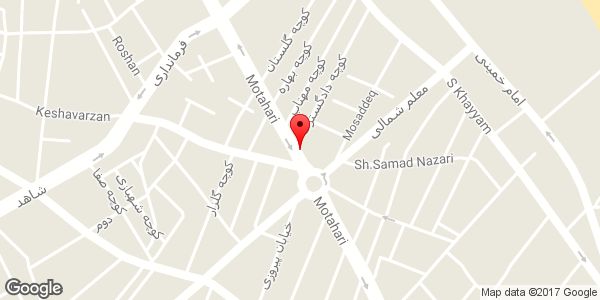 موقعیت آبسردکن روی نقشه