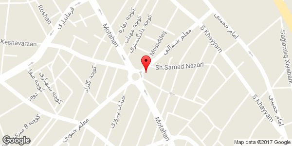 موقعیت فروشگاه مداپارک روی نقشه