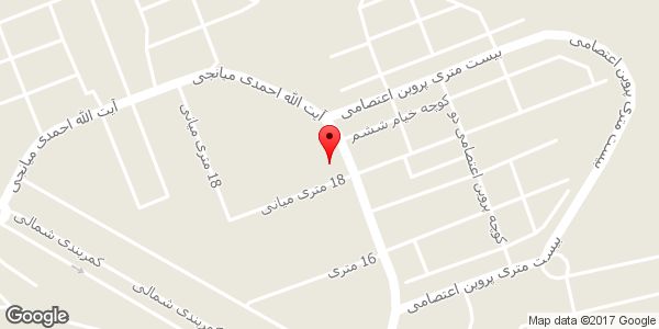 موقعیت سوپر مارکت نگین روی نقشه