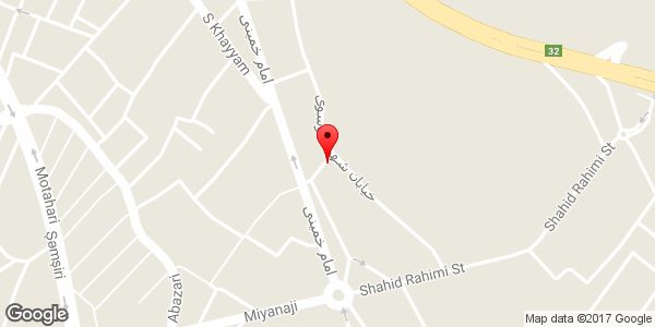 موقعیت نئون سازی رز روی نقشه