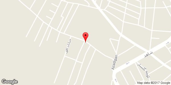 موقعیت سوپر مارکت باران روی نقشه