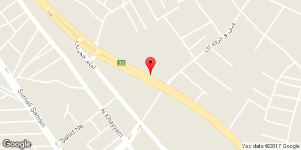 موقعیت قهوه خانه سنتی فانوس شب روی نقشه