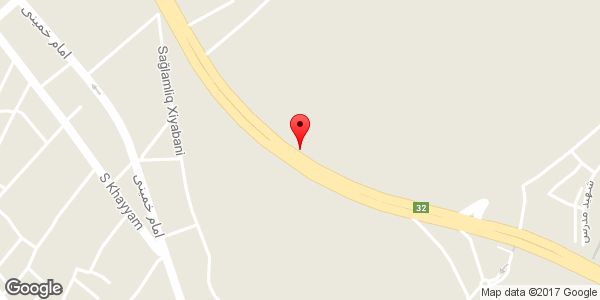 موقعیت گروه صنعتی آذر آغاج (جهان کابینت) روی نقشه