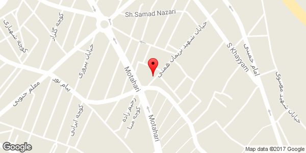 موقعیت آلومینیوم سازی طاهری روی نقشه