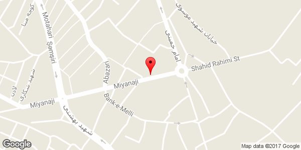 موقعیت داروخانه دکتر نجفی روی نقشه