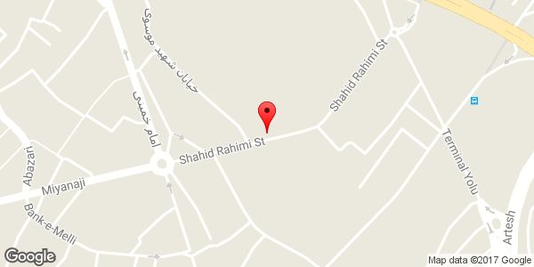 موقعیت فروشگاه شکوه روی نقشه