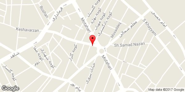 موقعیت آبسردکن روی نقشه