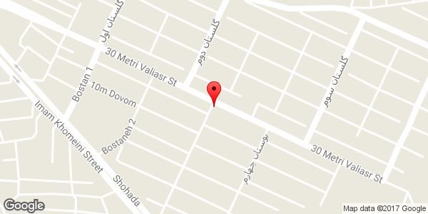 موقعیت ساندویچی حمید روی نقشه