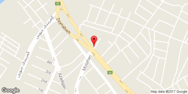 موقعیت ایستگاه تقویت روی نقشه