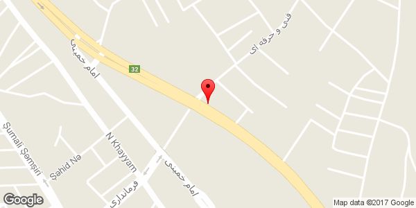 موقعیت صنایع چوبی حمید روی نقشه