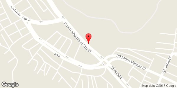 موقعیت صنایع چوب و MDF افتخاری روی نقشه