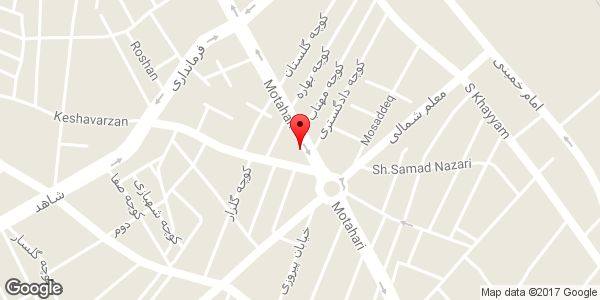 موقعیت جگرکی و کباب معلم روی نقشه